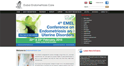 Desktop Screenshot of endometriosisuae.com